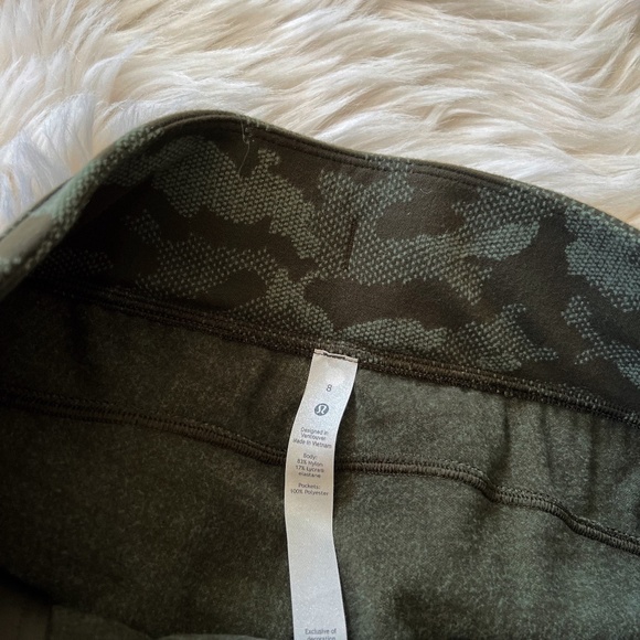 NWT Lululemon Ready to Rulu 7/8 Jogger Jacquard HGOG Camo Green size 8 New - Picture 10 of 13